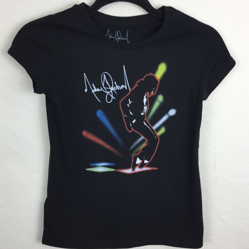 Michael Jackson On Stage Concert Graphic Tee Xs